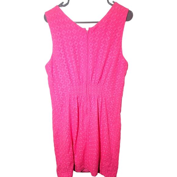 Lilly Pulitzer Clarise Shift Dress in Pink Isle Ditsy Diamond Size 12 - Picture 4 of 6